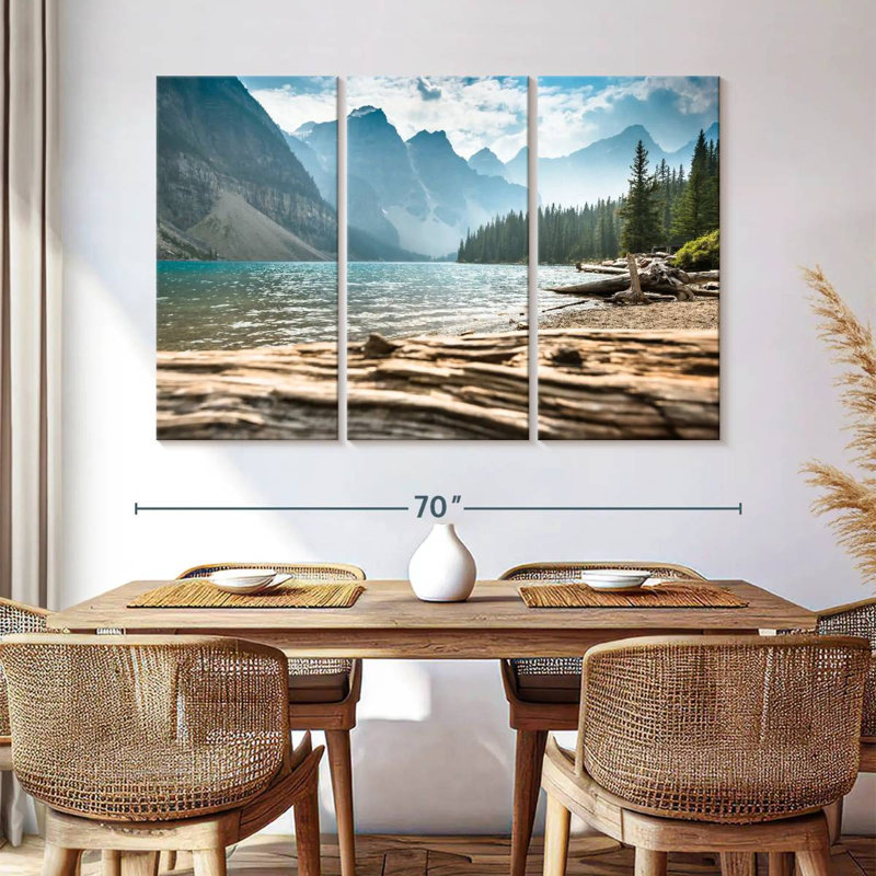 Alvord Enchanting Moraine Lake, H 42 po x l 65 po