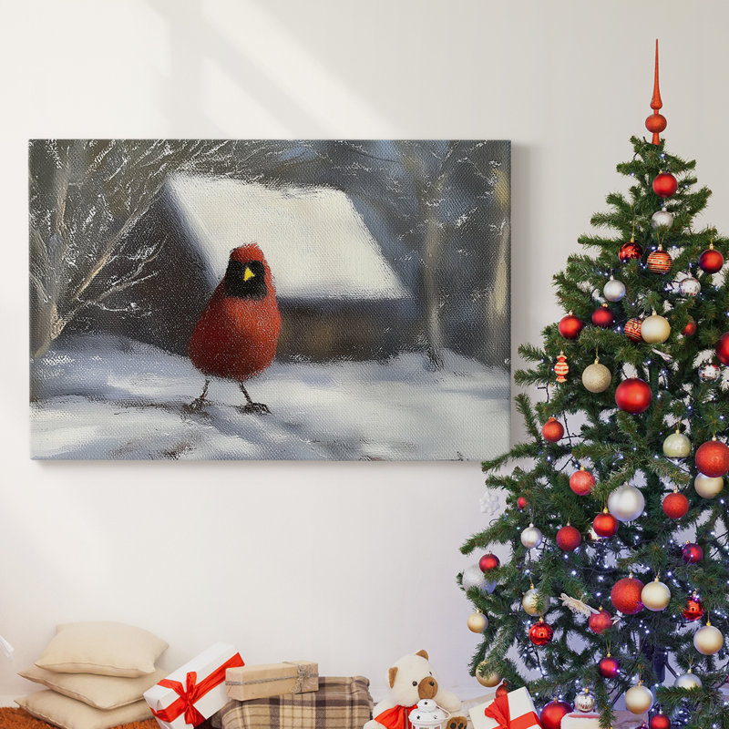 Christmas Holiday Arts - Toile tendue avec châssis, H 12 po x l 18 po