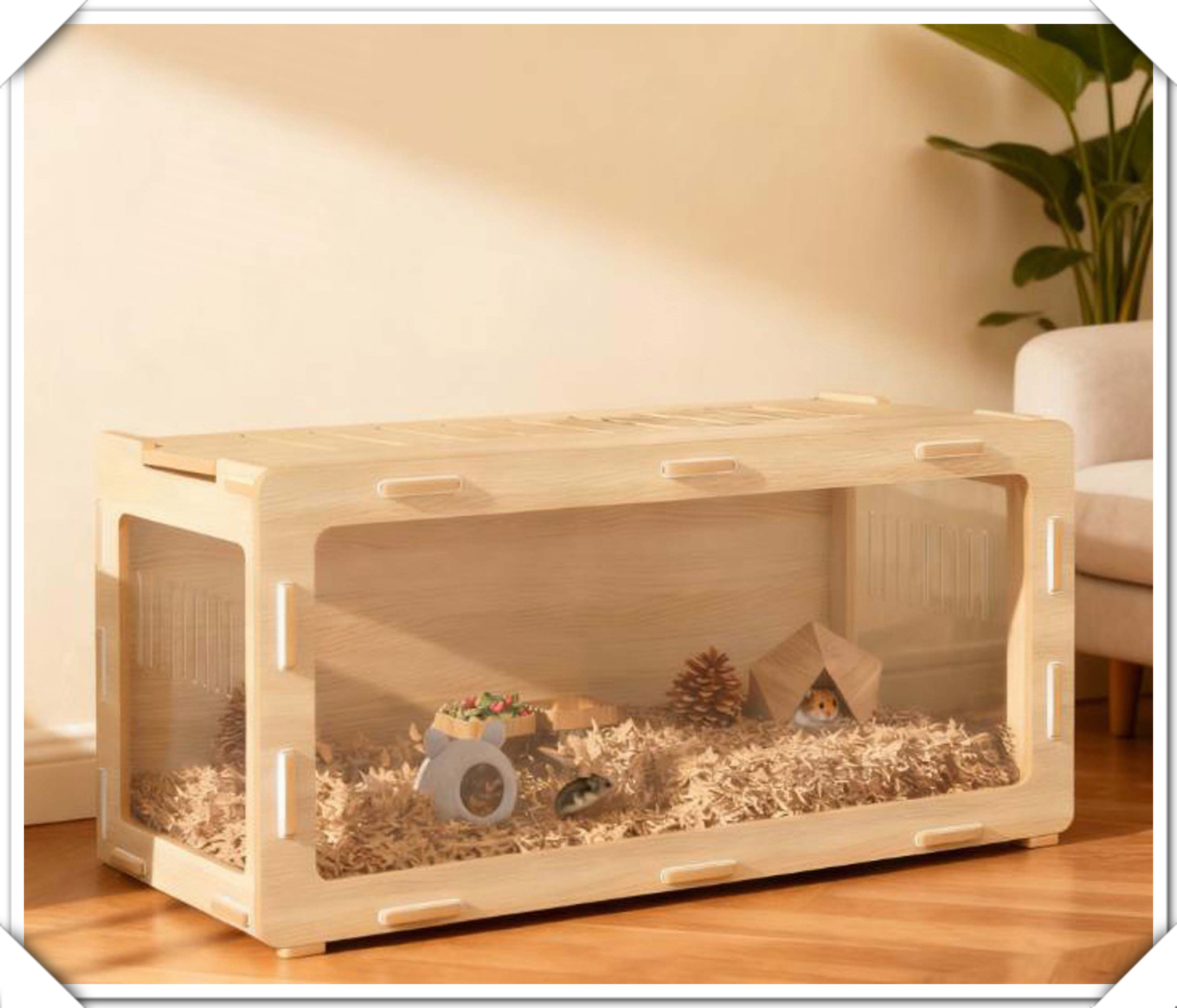 Illustration of Hamster Cage Roof Design