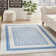 Tapis bleu / blanc Comobabi