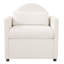 Fauteuil d'appoint avec accoudoirs en bois beige, Pet Home