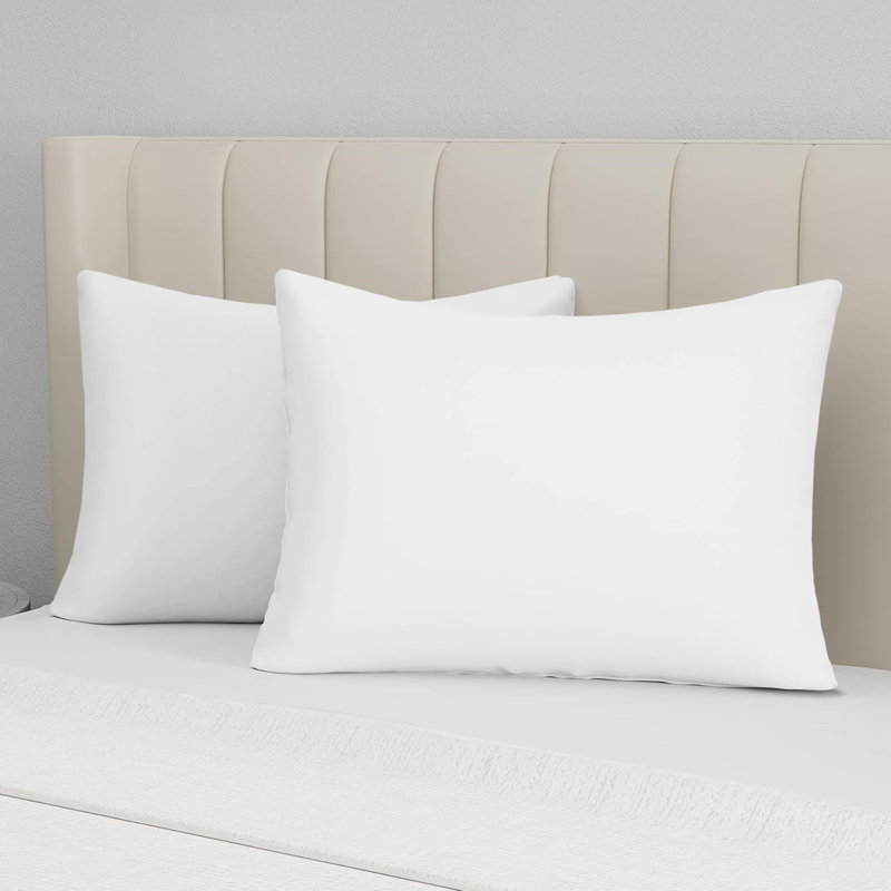 Microfiber Pillow Cases – Soft & Breathable (Set of 2), White