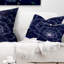 Coussin lombaire à fleur fractale floral