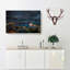 Sydney Skyline At Night In Abstract - Wrapped Canvas-55342046