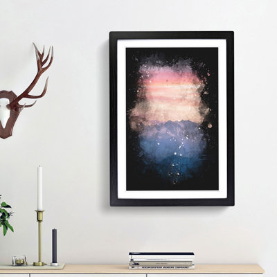 Swiss Mountain - Picture Frame Painting Print