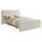Sloan Sadete Upholstered Platform Bed-94491317-94491316