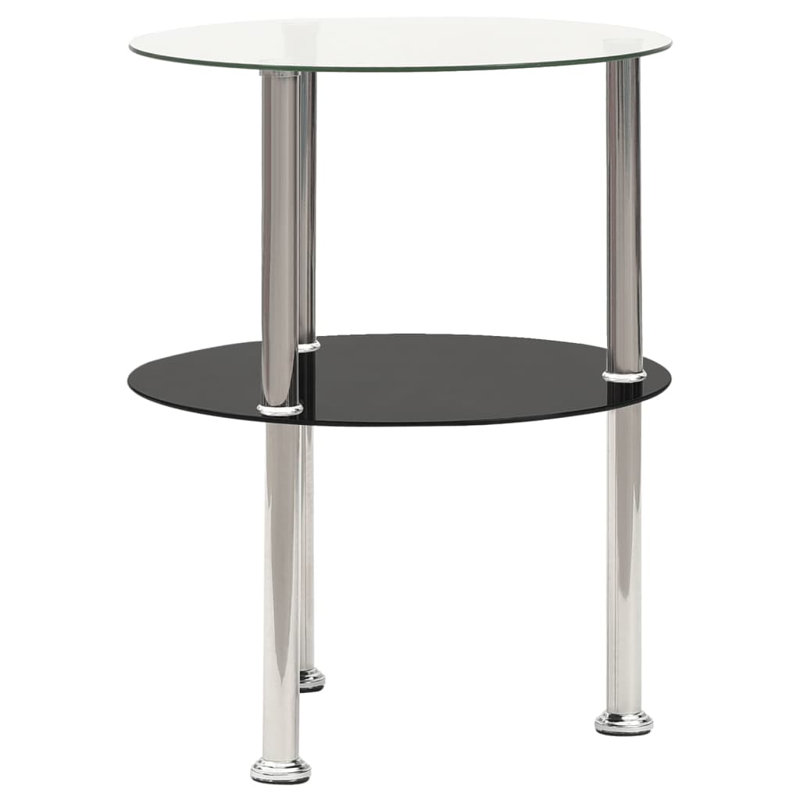 Marable Glass Top End Table