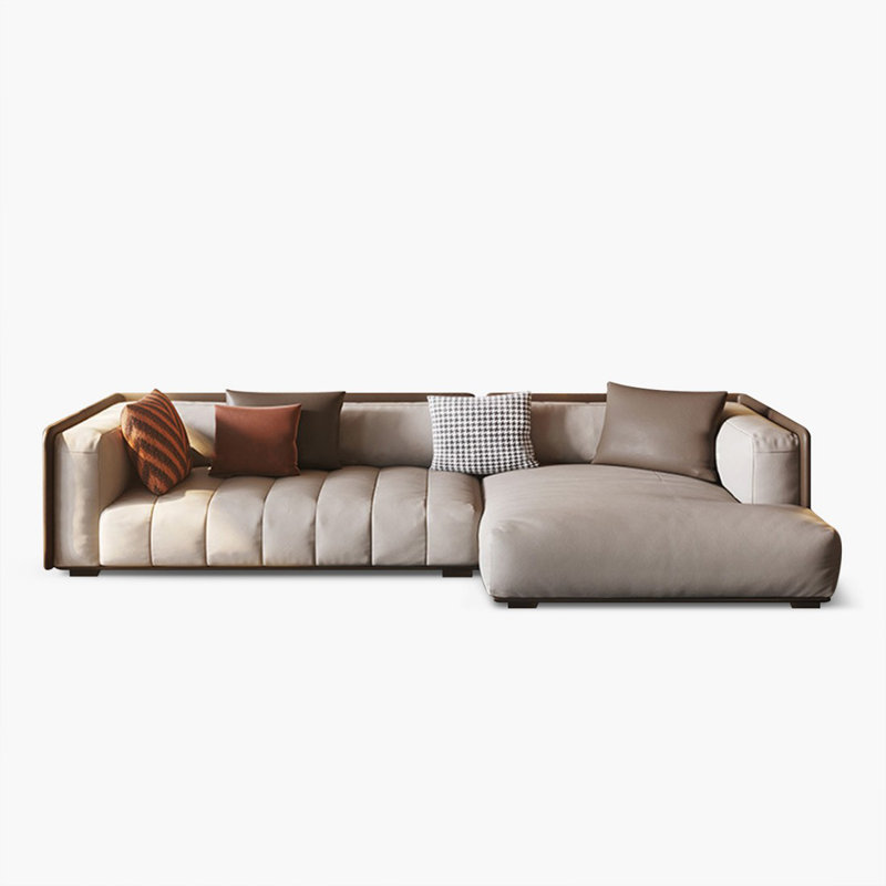 Canapé modulaire 2 pièces rembourré, Orienté à droite