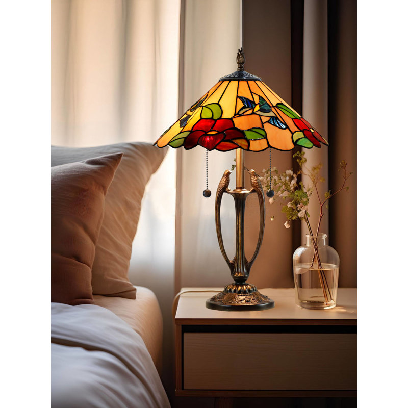 Lampe de table Tiffany Benezia Colibri