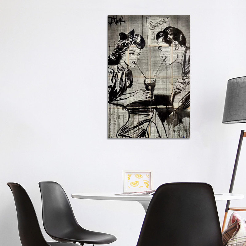 Soda Pop by Loui Jover - Wrapped Canvas Print, 101.6 cm H x 66.04 cm W x 1.91 cm D