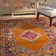 Christa Southwestern Orange/Fuchsia Area Rug