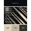 Tapis moelleux moelleux à motif géométrique art déco Tenafly Broadway Lights - noir-1456558662