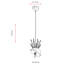 Luminaire suspendu sphère 1 lumière-1343436019