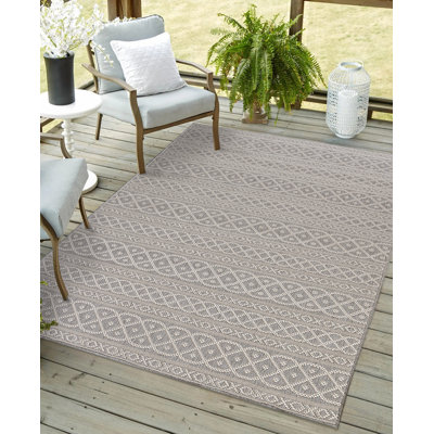 Tapis d'intérieur / extérieur gris Navarra