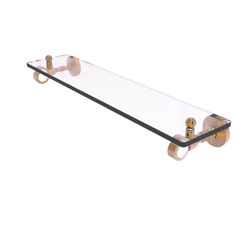 Jarrell Bracket Shelf, Brushed Bronze, 3.2" H x 22" W x 5.1" D