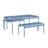 Ola 3-Piece Outdoor Table and Bench Set-93578789