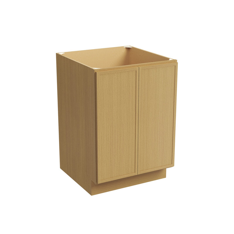 Armoire de cuisine à porte pleine grandeur L 24 po x H 34,5 po x P 24 po prête à assembler, L 24 po x H 34,5 po