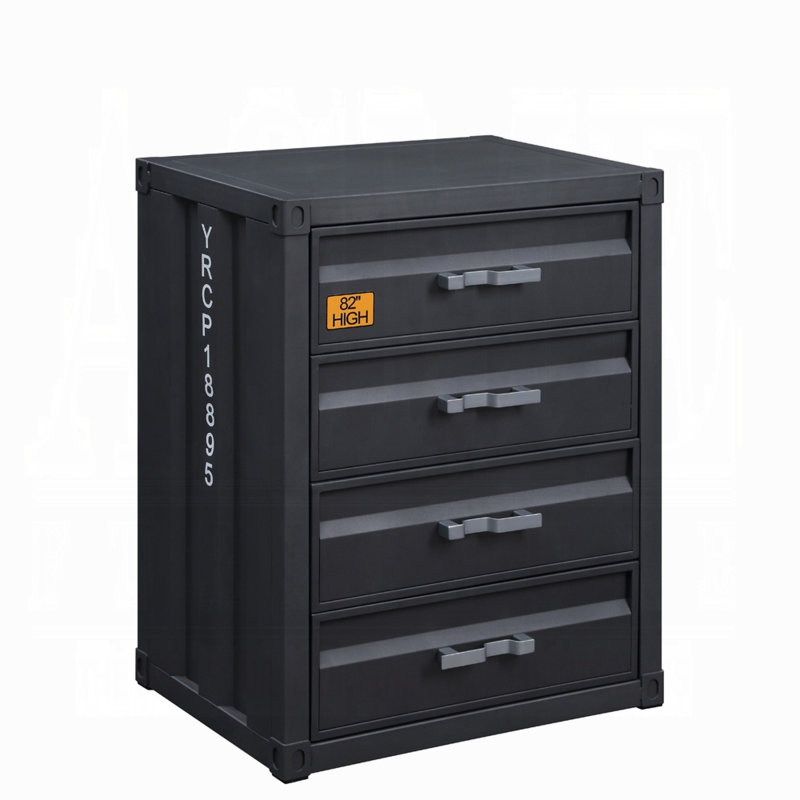 Spandrel 4-Drawer 25.6'' W Chest