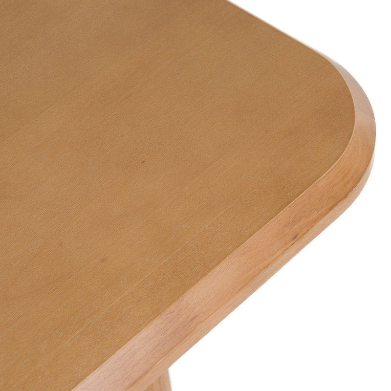 Table de salle à manger Meridian, H 30 po x l 43 po x L 87 po, Bois naturel