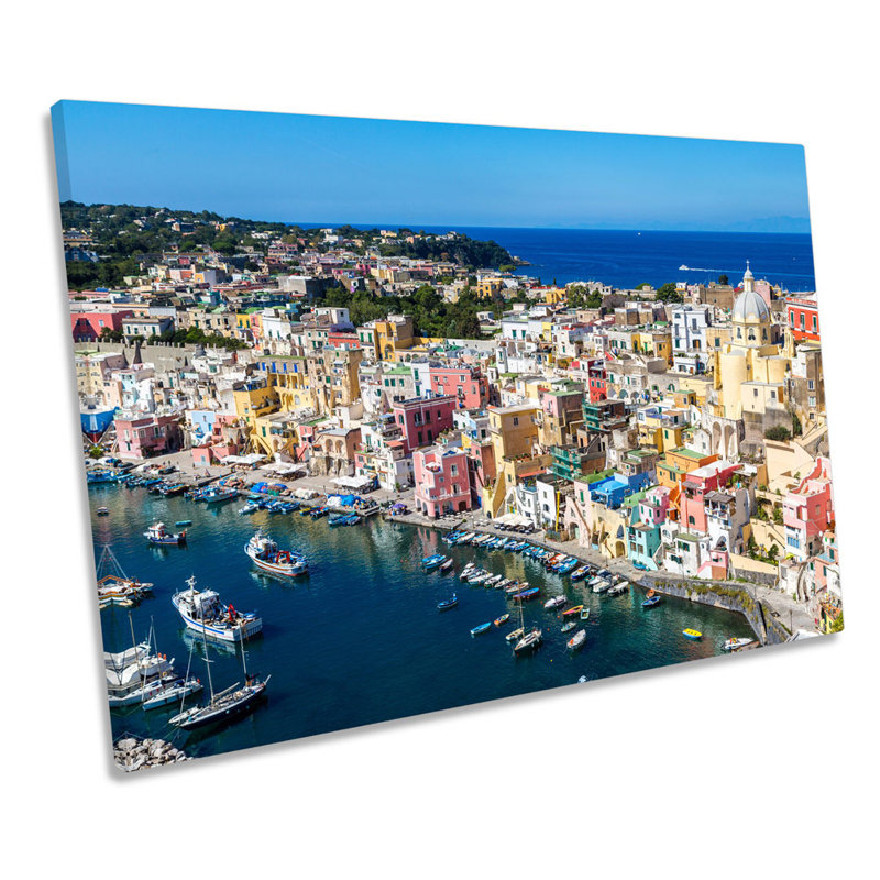 Procida Italy - Wrapped Canvas Print, 40.6cm H x 61cm W x 2cm D