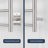 10 Bars Straight Electric Towel Warmer Wall Mounted 3 Working Modes-86751741