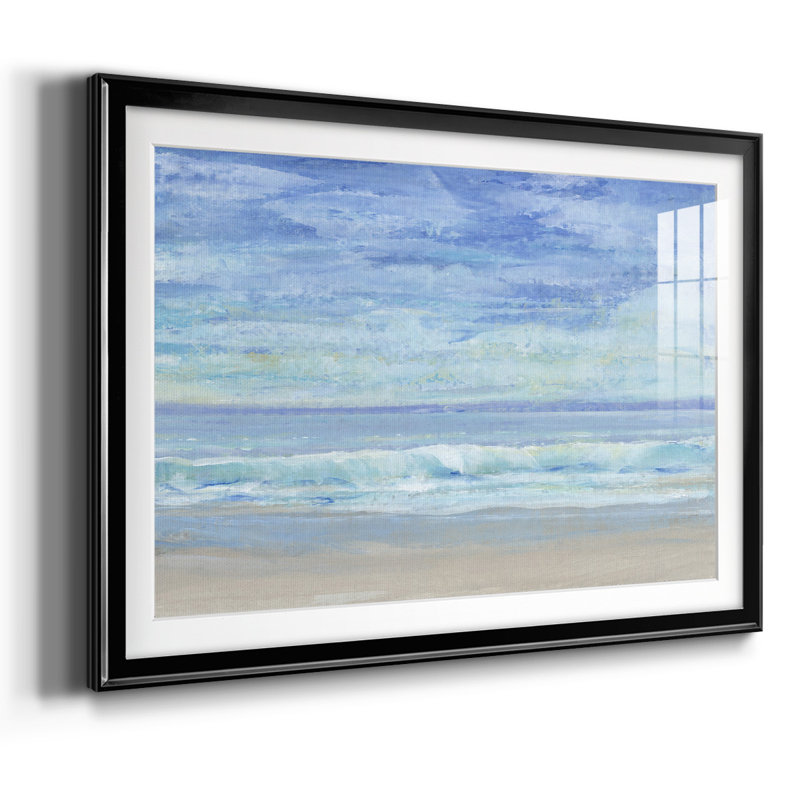 Rolling Surf I, reproduction d'art encadrée, H 15 po x l 21 po x P 1,5 po, Noir