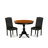 Alyscia Solid Wood Breakfast Nook Dining Set-334229850-334229853