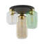 Malaya Glass Flush Mount