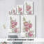 Watercolor Blooms I - Toile tendue avec châssis de qualité supérieure - Prêt à accrocher-561240796
