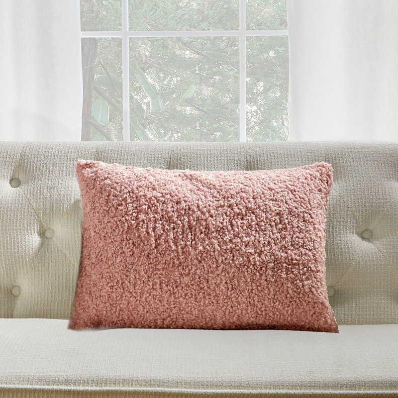 FRENCH BOUCLE Pillow Cover, Pink