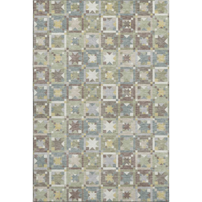 Premium Machine Washable Villers Patchwork Rug