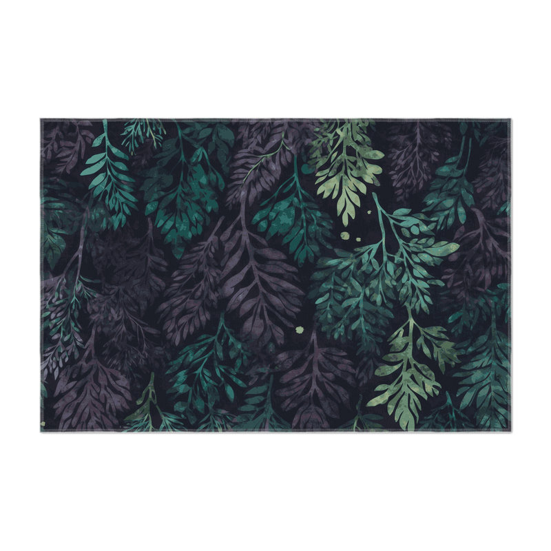 Forest Aurora Indoor And Outdoor Area Rug, Rectangle 2' x 3'