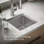 Strive 15" L x 15" W Under-Mount Bar Sink with Basin Rack