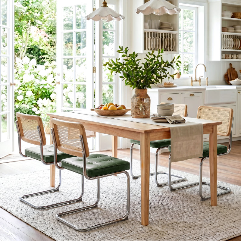 Chaise de salle à manger Marlow, 4, Vert