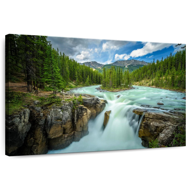Cascades d'Alvord Upper Sunwapta, H 8 po x l 12 po