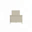 CurvedPanel Bed with Wood Headboard and Footboard-1303251506-1303251508