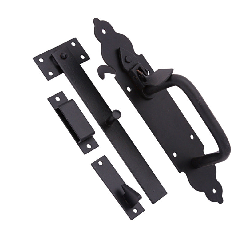 Gothic Suffolk Latch, Black