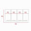 Armoire murale H 24 po, quatre portes, avec deux tablettes internes, plaque interne et rangement en verre-1350286333