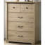 Commode de chambre à 4 tiroirs, commode en bois avec poignée et poignées en métal-2040875022
