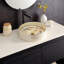 Murano Glass Circular Vessel Bathroom Sink-562530598