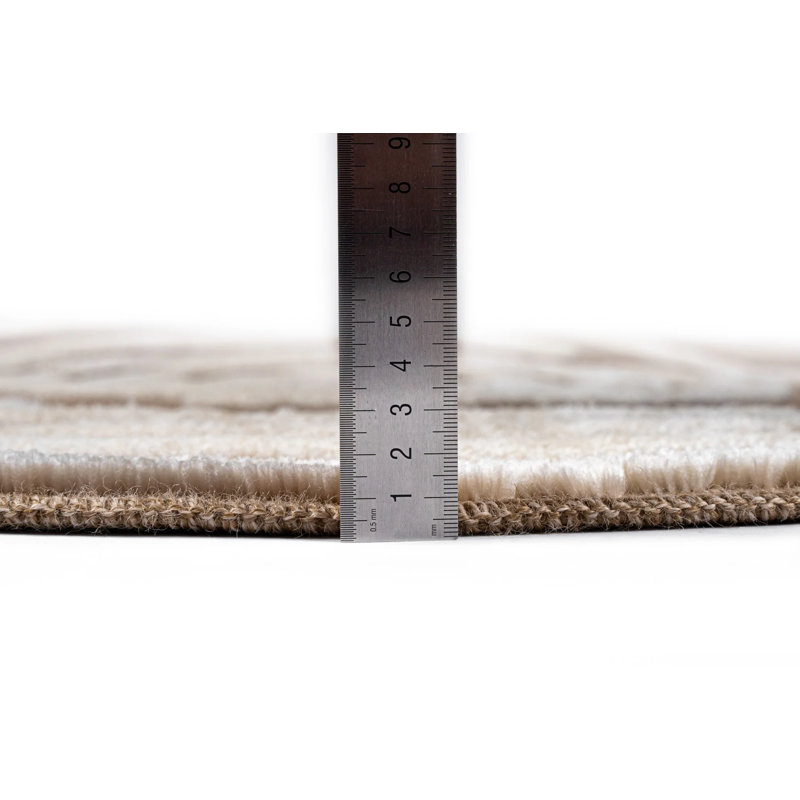 Tapis rond rond Krisslyn, Rond 6 pi 7 po