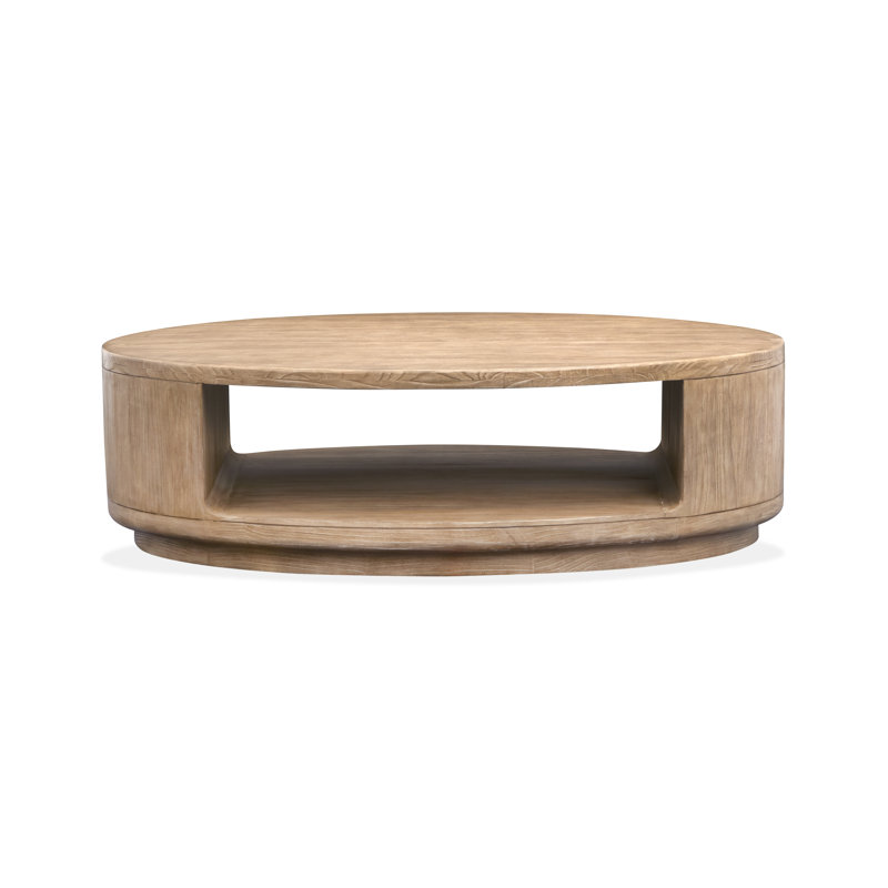 Braxton Oval Cocktail Table With Casters