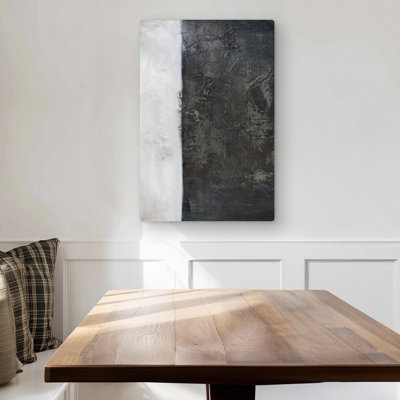 Abstract Shape Black Office Metal Print for Home Decor