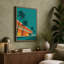 Modernist Palms and Form Mid-Century - Wrapped Canvas-1264537031-1264537026
