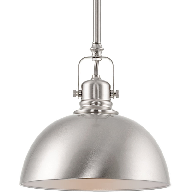 Tazewell 1 - Light Single Pendant, Brushed Nickel