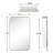 Garnes Recessed or Surface Mount Framed Medicine Cabinet with Adjustable Shelves-2144256339-2104063574