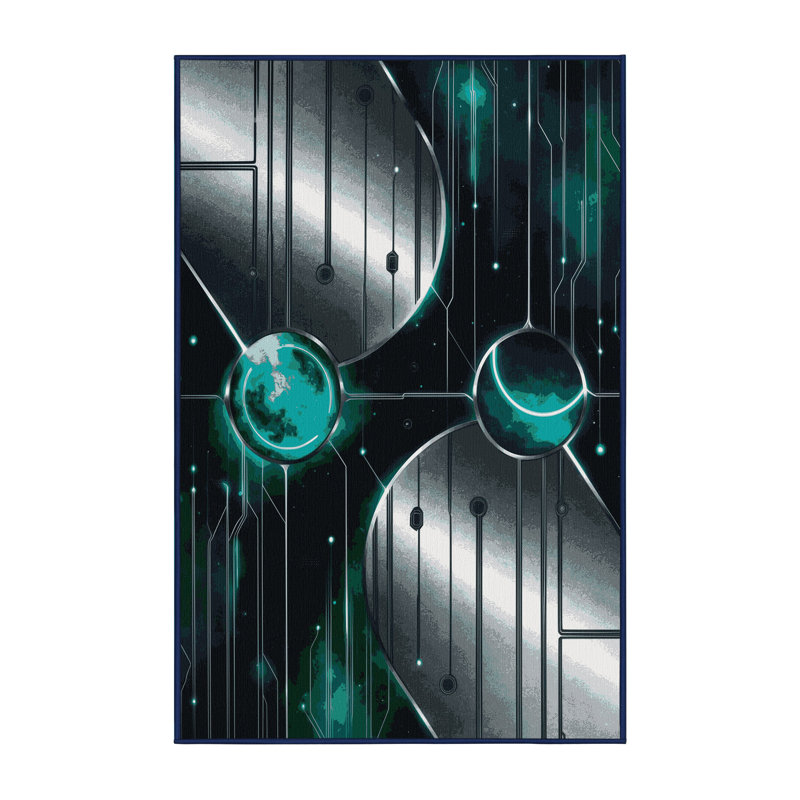 Stellar Axis Rug, Rectangle 3' x 5'