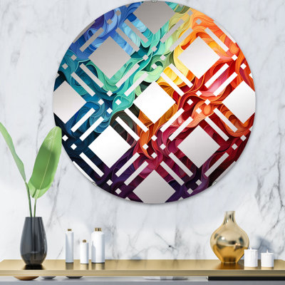 Miroir mural rond