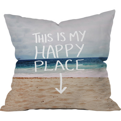 Coussin Happy Place X Beach
