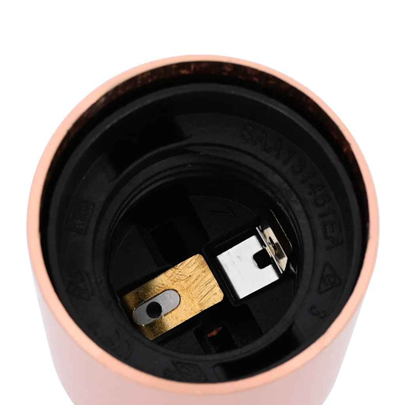 Symple Stuff Lamp Holders 2 Pcs Rose Gold E27, Rose Gold